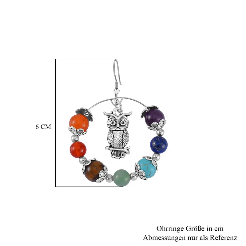 Mehrfarbig Edelsteine Schmuckset Reiner Edelstahl Schwarz oxidiert Schwarz oxidiert ca. 630,00 ct.