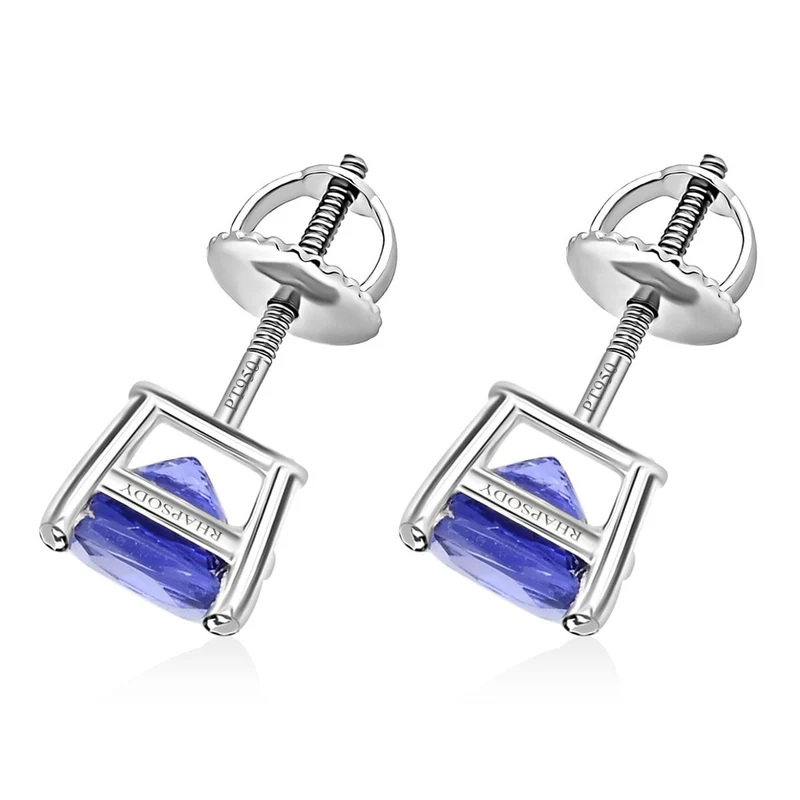 Rhapsody AAAA Tansanit AGI zertifiziert Ohrringe 950 Platin (10-15 Werktage Lieferzeit) ca. 2.30 ct