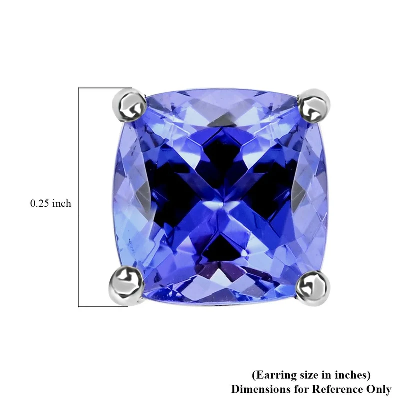 Rhapsody AAAA Tansanit AGI zertifiziert Ohrringe 950 Platin (10-15 Werktage Lieferzeit) ca. 2.30 ct