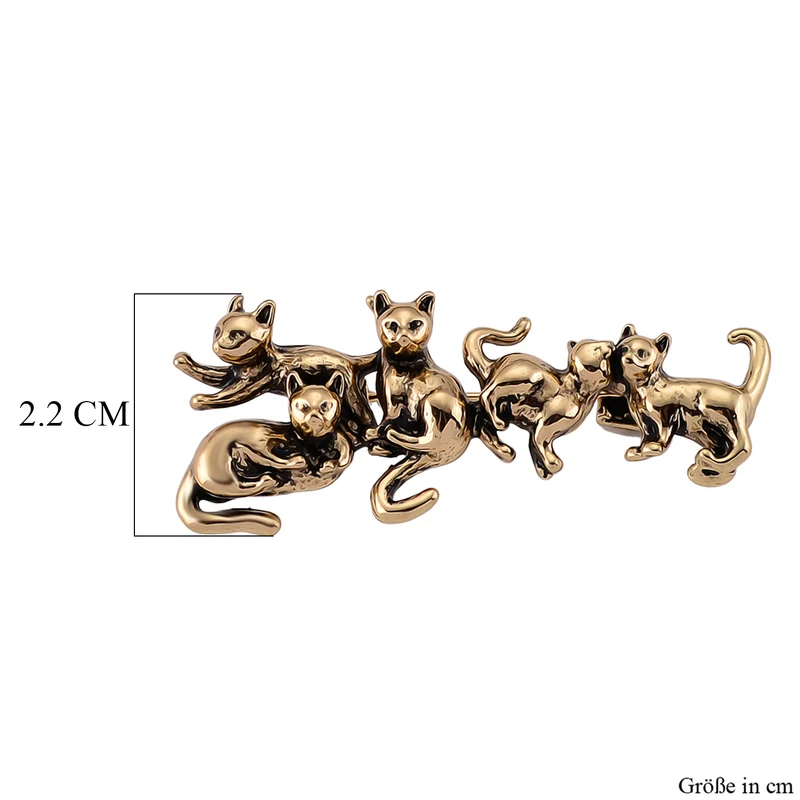 Reine Legierung Antikes Gold Brosche 8,40g