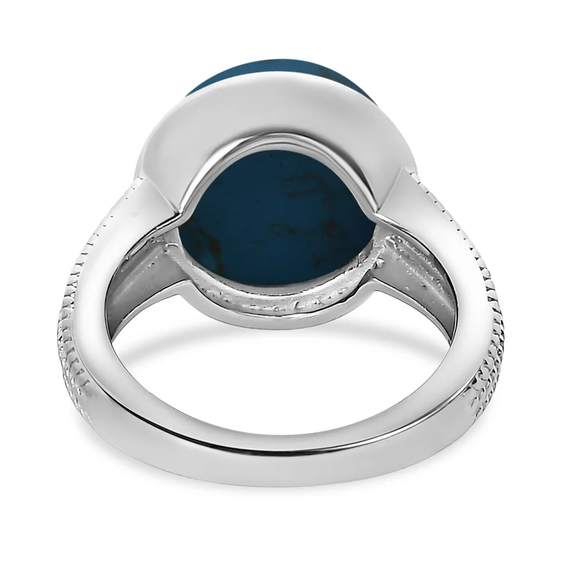 3er Set - Lapislazuli Anhänger mit Kette (ca. 50 cm), Ring (Größe 17.00) und Ohrstecker Schmuckset, 316L Edelstahl ca. 29.17 ct