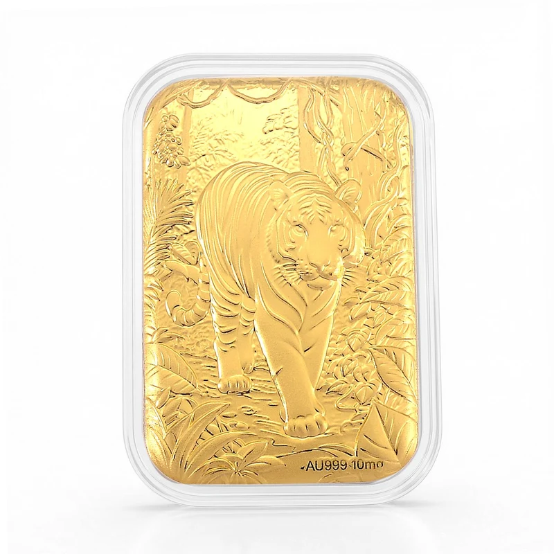 999er Goldfolie mit Eulenmotiv, 10mg, 3,1x4,5cm