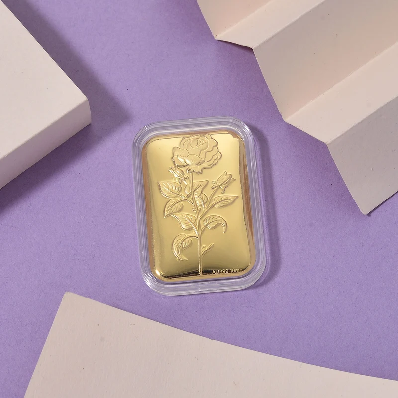 999er Goldfolie mit Eulenmotiv, 10mg, 3,1x4,5cm