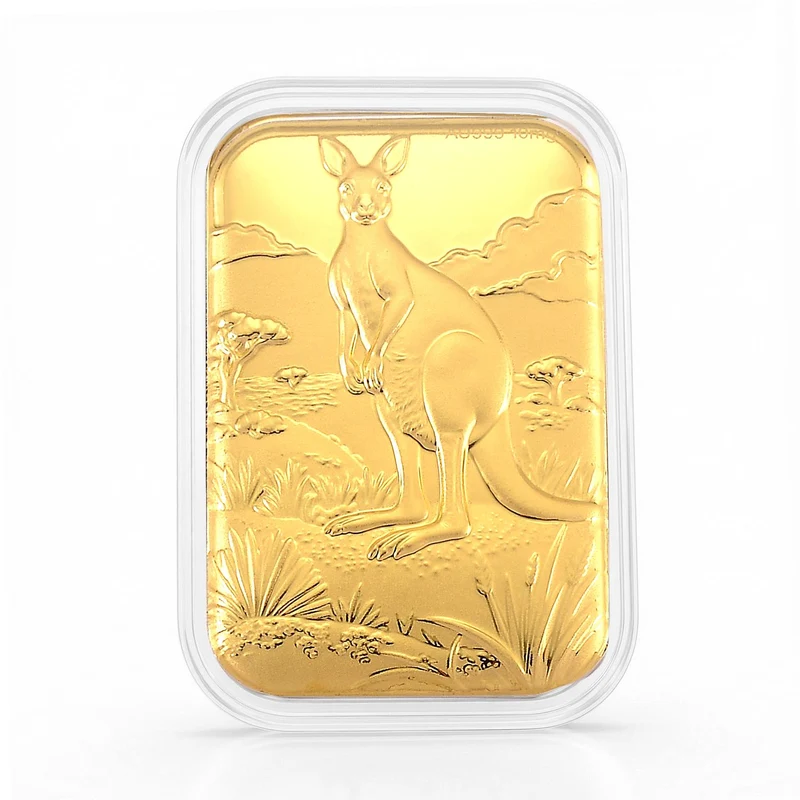 999er Goldfolie mit Eulenmotiv, 10mg, 3,1x4,5cm