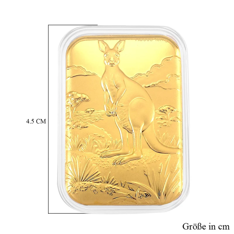 999er Goldfolie mit Eulenmotiv, 10mg, 3,1x4,5cm