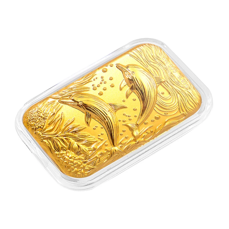 999er Goldfolie mit Lebensbaum-Motiv, 10mg, 3,1x4,5cm