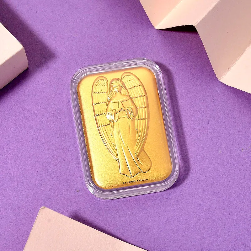 999er Goldfolie mit Lebensbaum-Motiv, 10mg, 3,1x4,5cm