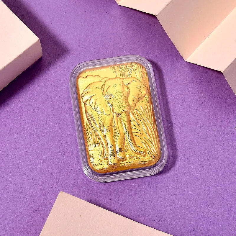 999er Goldfolie mit Lebensbaum-Motiv, 10mg, 3,1x4,5cm