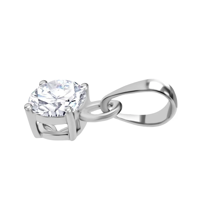3er Set - D'Joy Moissanit Ring, Anhänger, und Ohrringe, 925 Silber 750 Gelb Vergoldet (Größe 17.00) ca. 1.40 ct