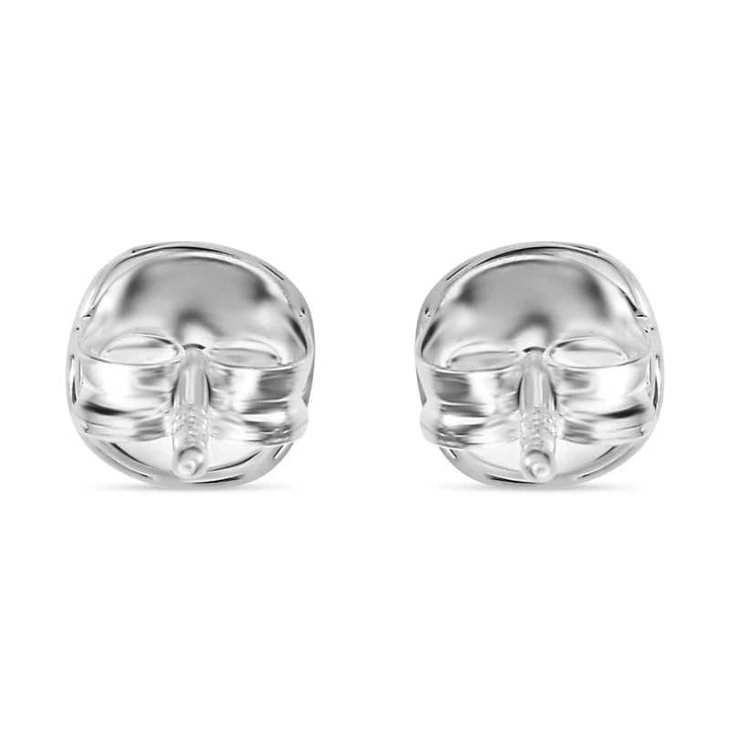 Moissanit Ohrringe 925 Silber rhodiniert ca. 1,18 ct.