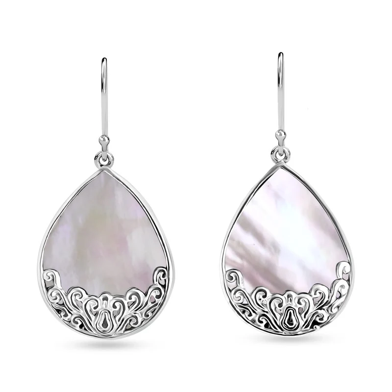 Royal Bali - Abalone Muschel Ohrringe 925 Silber