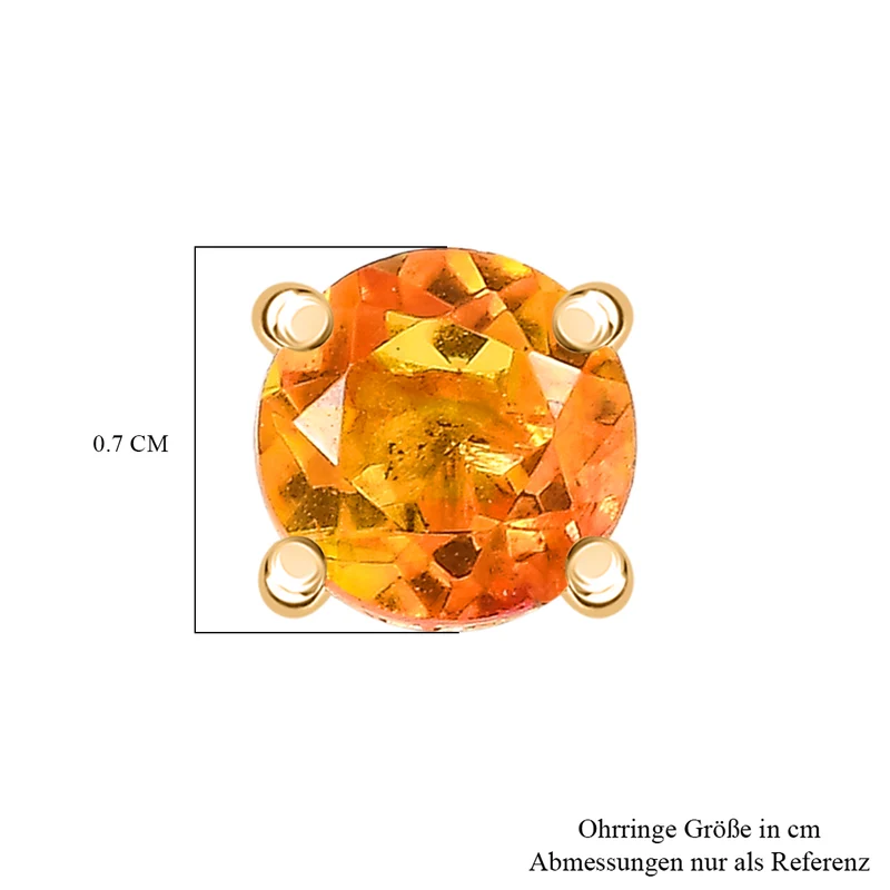 Sphaleros Quarz Ohrringe 925 Silber platiniert ca. 2.23 ct