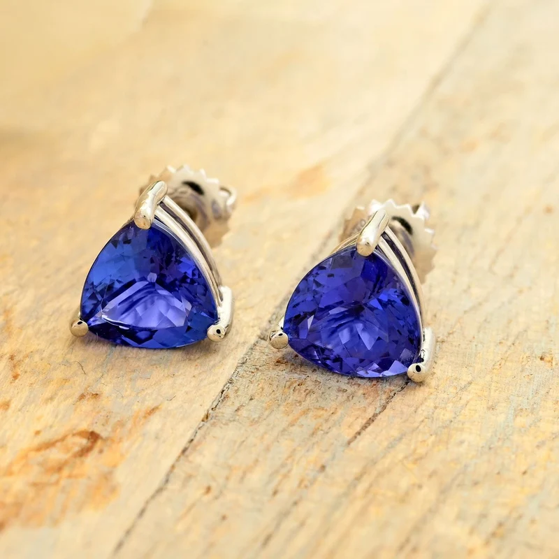 Rhapsody AAAA Tansanit AGI zertifiziert Ohrringe 950 Platin (10-15 Werktage Lieferzeit) ca. 2.30 ct