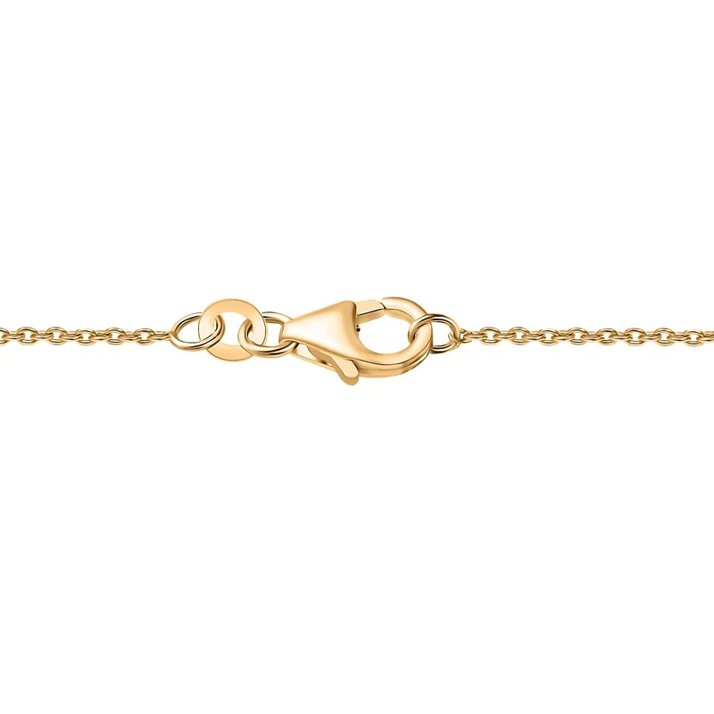 LUXURIANT DIAMOND - Lab Grown Diamant SI-GH Anhänger mit Kette, 925 Silber rhodiniert ca. 0.50 ct