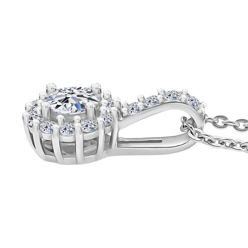 LUXURIANT DIAMOND - Lab Grown Diamant SI-GH Schmuckset ca. 50 cm 925 Silber rhodiniert ca. 0.50 ct