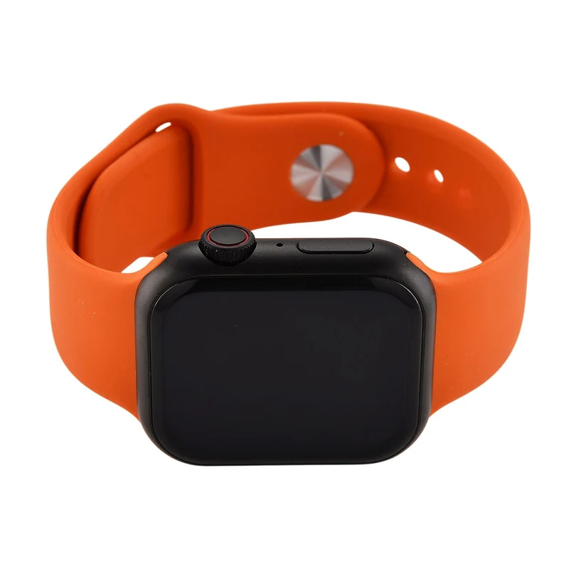 Smartwatch HW mini 2 1,75 Zoll Silber, Set mit 7 Wechselarmbändern inklusive kristallbesetztem Armband, IP67, Bluetooth 5.2, kabelloses Laden, Grau