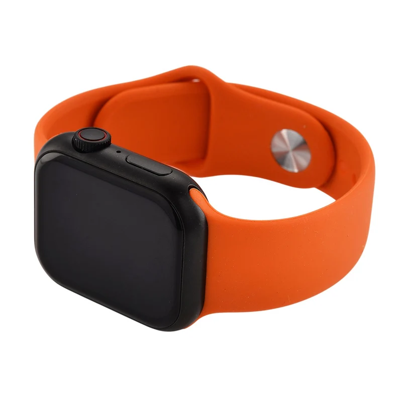 Smartwatch HW mini 2 1,75 Zoll Silber, Set mit 7 Wechselarmbändern inklusive kristallbesetztem Armband, IP67, Bluetooth 5.2, kabelloses Laden, Grau