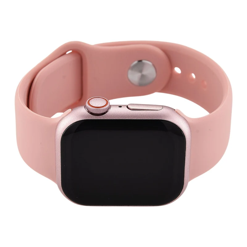 Smartwatch HW mini 2 1,75 Zoll Silber, Set mit 7 Wechselarmbändern inklusive kristallbesetztem Armband, IP67, Bluetooth 5.2, kabelloses Laden, Grau