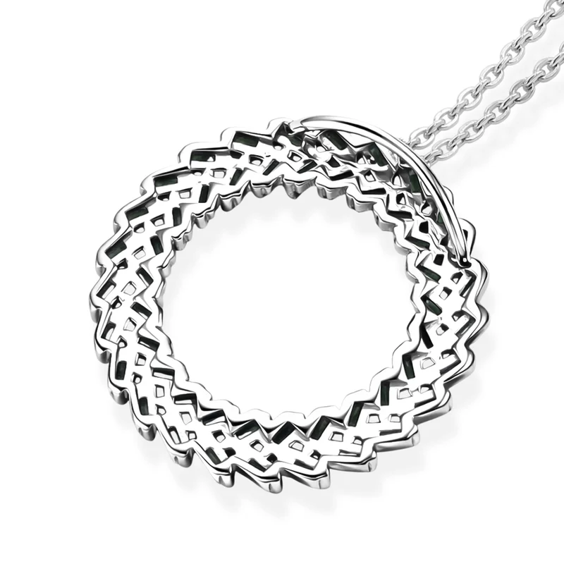 D'Joy Grüner Diamant Schmuckset ca. 50 cm 925 Silber Rhodiniert ca. 1.00 ct