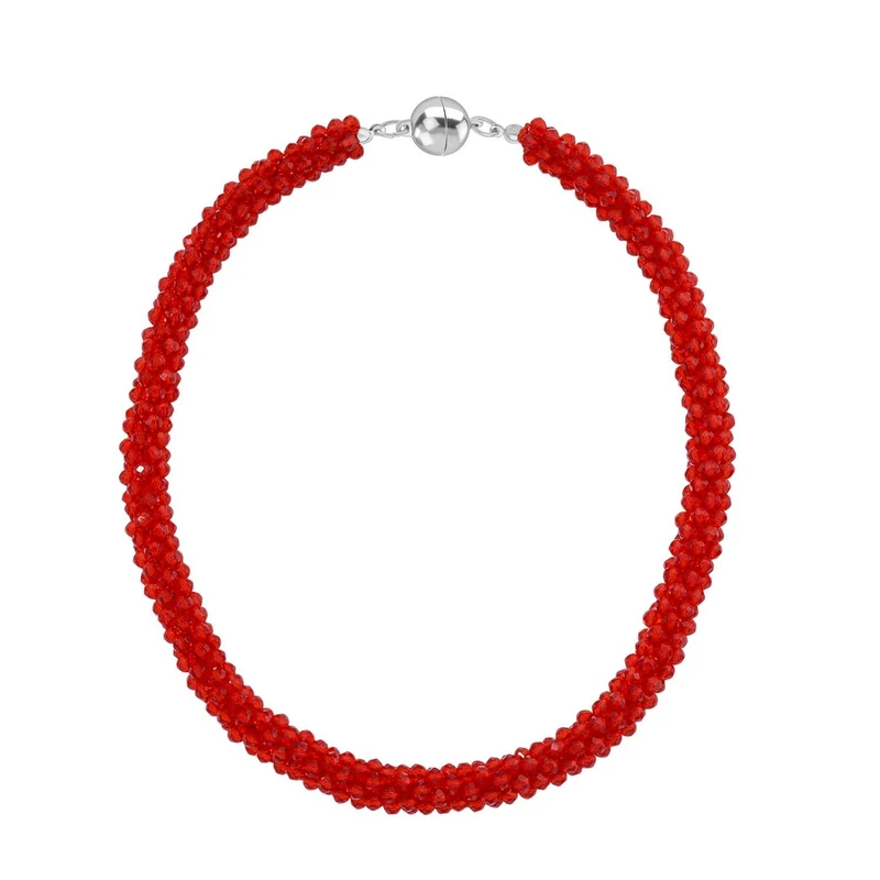 Rosa Kristall Schmuckset
