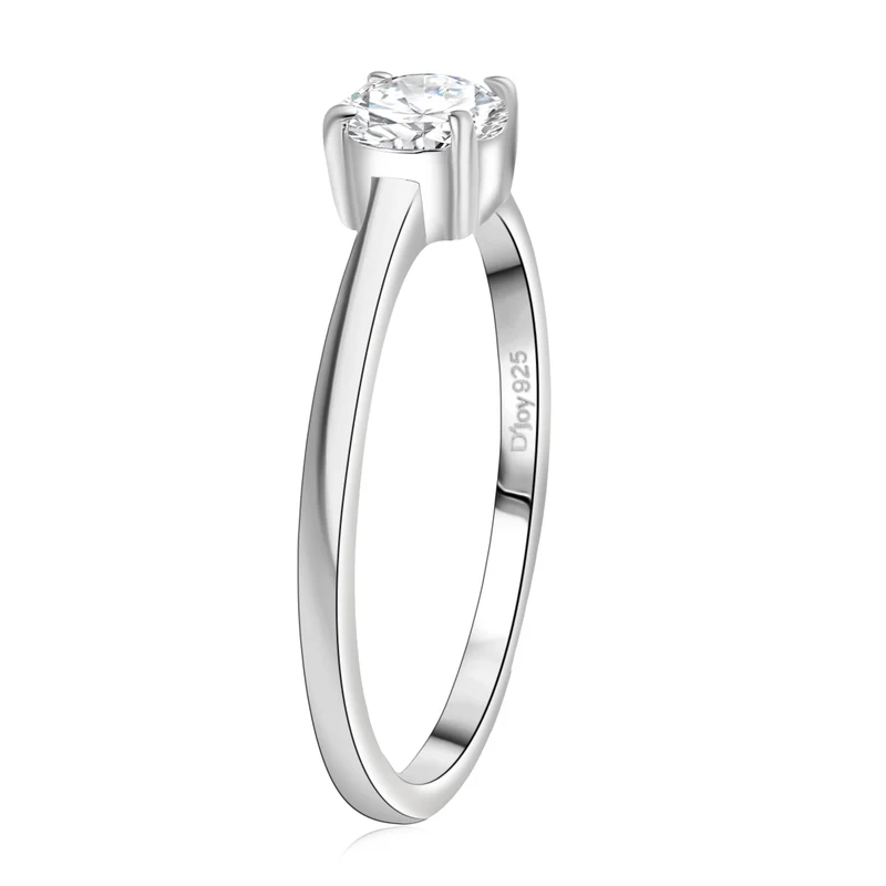D'Joy Moissanit Schmuckset 925 Silber platiniert (Größe 16) ca. 1,34 ct.