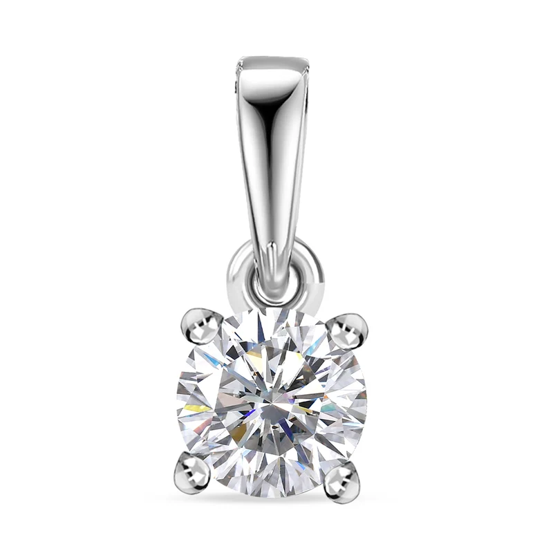 D'Joy Moissanit Schmuckset 925 Silber platiniert (Größe 16) ca. 1,34 ct.