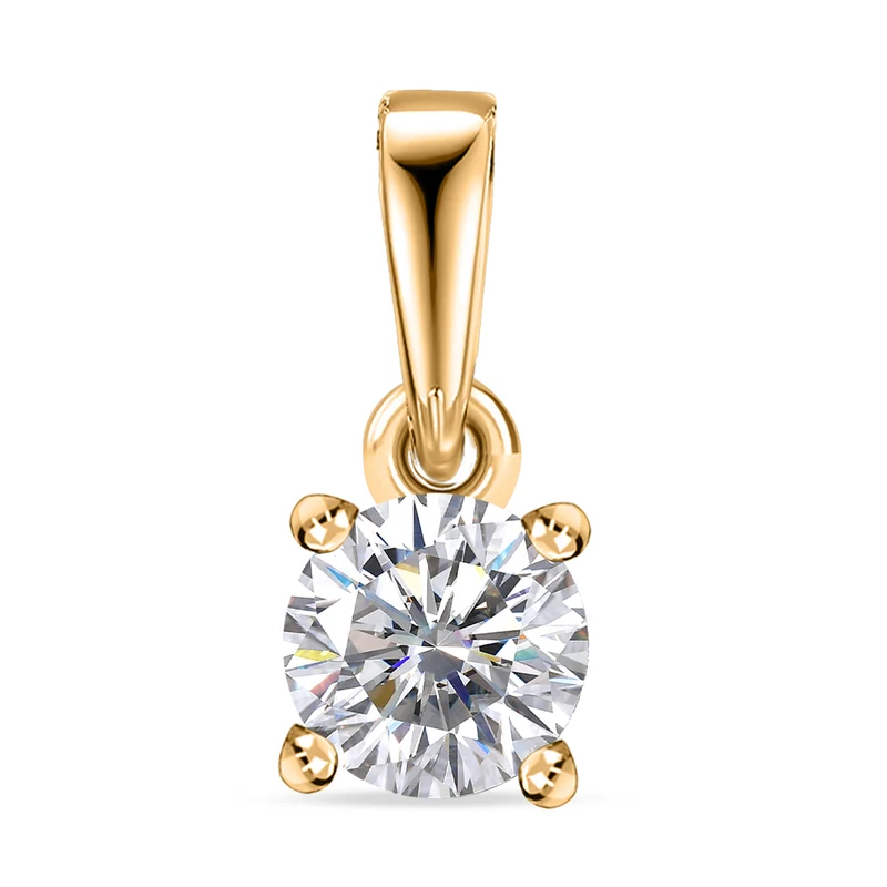 D'Joy Moissanit Schmuckset 925 Silber platiniert (Größe 16) ca. 1,34 ct.