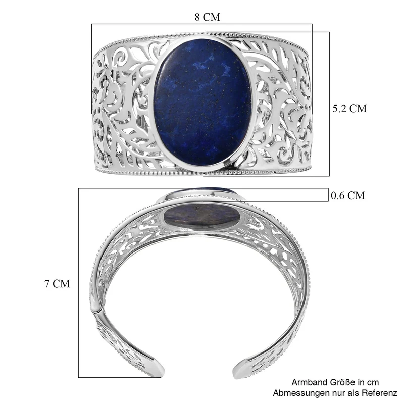 Grüner Onyx Armreif ca. 19 cm, vergoldet, ca. 65.07 ct
