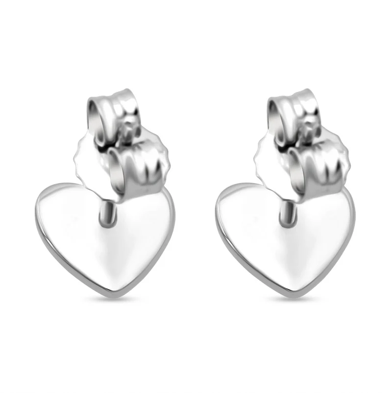LUSTRO STELLA - Weißer Zirkonia Ohrringe 925 Silber rhodiniert
