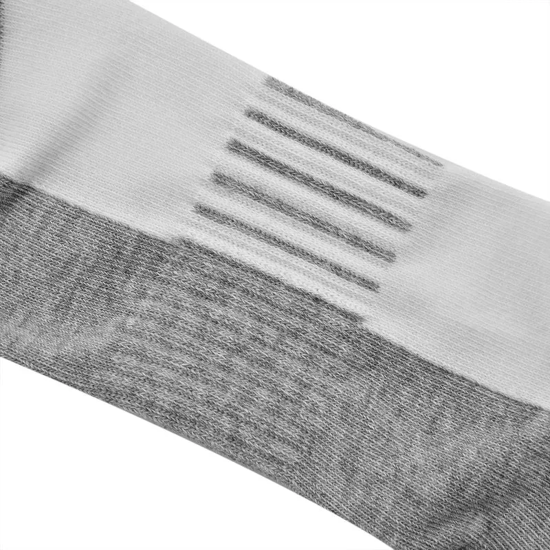 4er-Set Kupferfaser-Kompressions-Socken, Antibakteriell und Anti-Geruch, 36-40, S/M, Weiß-grau