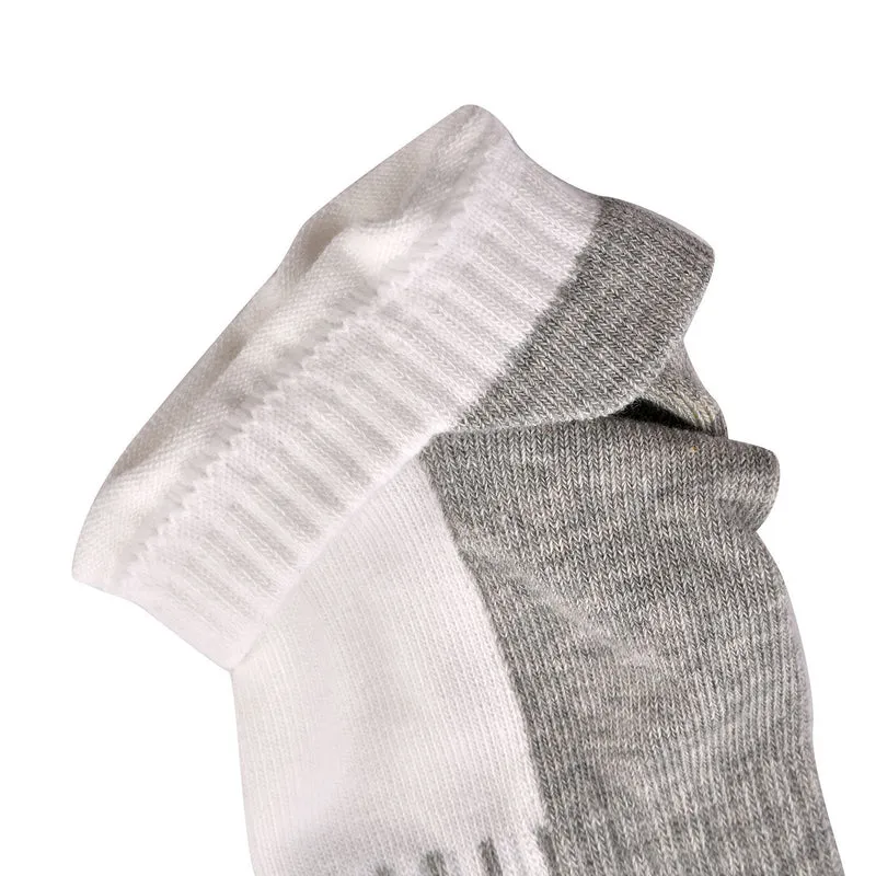 4er-Set Kupferfaser-Kompressions-Socken, Antibakteriell und Anti-Geruch, 36-40, S/M, Weiß-grau