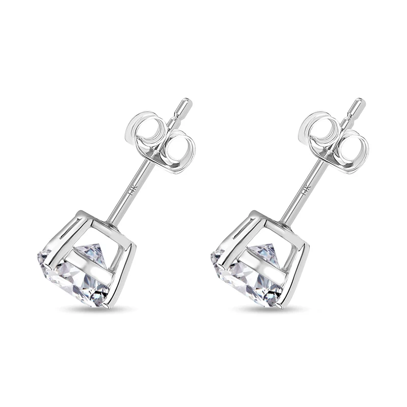 LUXURIANT 3 ct. SGL zertifizierte VS-EF Labor Diamant Ohrringe in 585 Weißgold