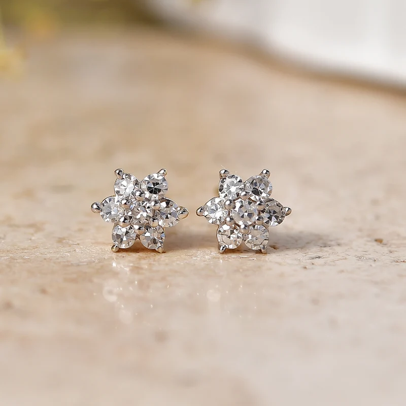 LUXURIANT 0,20 ct. SI-GH Labor Diamant Ohrringe, 925 Silber 750 rosévergoldet