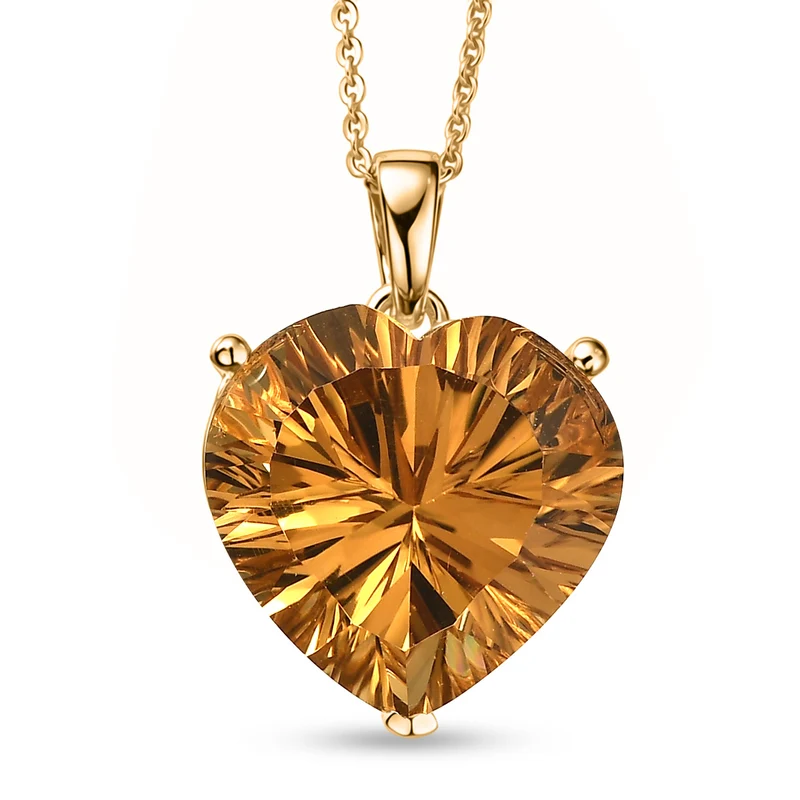 D'Joy AA Prasiolith Schmuckset ca. 50 cm 925 Silber 750 Gelbgold Vermeil ca. 10.08 ct