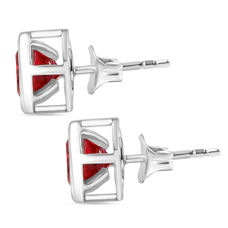 D'Joy Sunset Quarz Triplette Ohrringe 925 Silber 750 Gelb Vergoldet ca. 3.14 ct