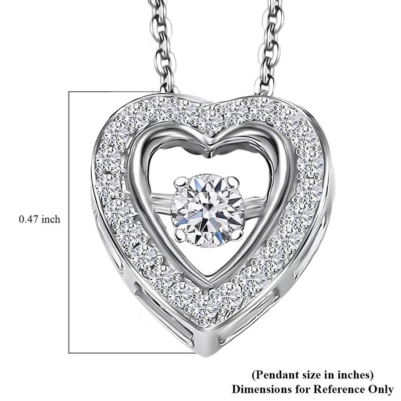 LUXURIANT DIAMOND - Lab Grown Diamant SI Schmuckset ca. 50 cm 925 Silber Rhodiniert ca. 0,20 ct.