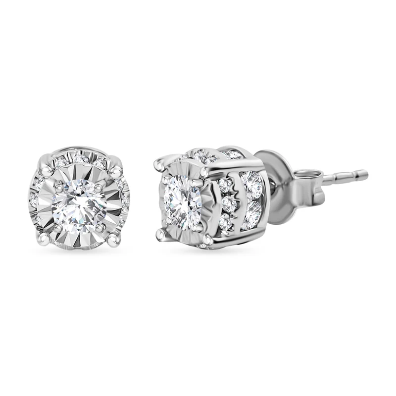 New York Kollektion - Weißer Diamant I1-I2 GH Ohrstecker 417 Weißgold ca. 1.00 ct