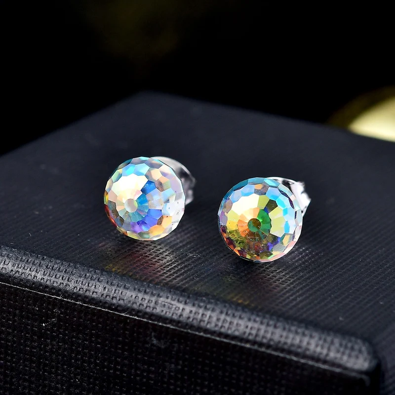 J Francis gefertigt mit SWAROVSKI AB Swarovski Kristall Ohrringe 925 Silber Standard