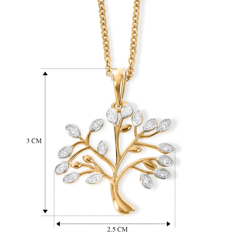 EVER TRUE Weißer Diamant Schmuckset ca. 50 cm ca. 0,05 ct.