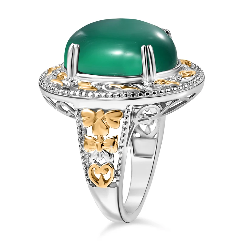 EVER TRUE Verde Onyx Schmuckset ca. 50 cm (Größe 21) ca. 35,81 ct.