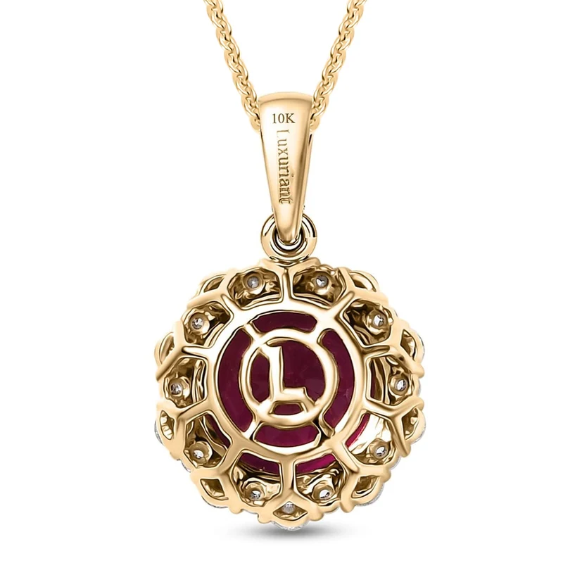 AAA Lab Grown Bixbit, Lab Grown Diamant AGI zertifiziert Schmuckset (10-15 Werktage Lieferzeit) ca. 45 cm 417 Gold Gold ca. 3.50 ct