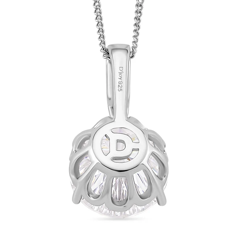 D'Joy Moissanit Schmuckset ca. 45 cm 925 Silber rhodiniert ca. 6.01 ct