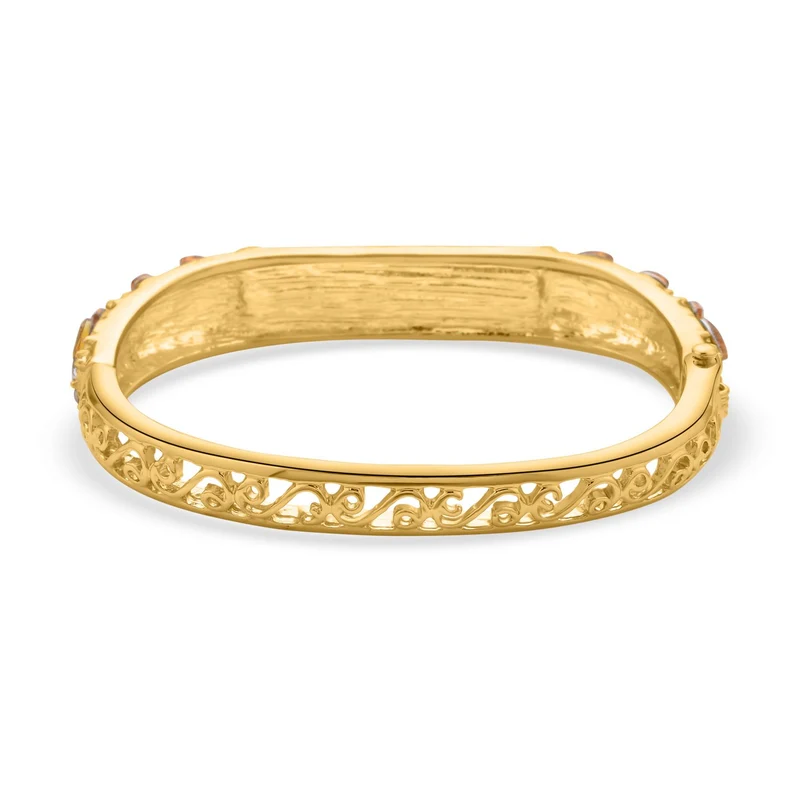 Gold Sandstein, Kristall Armreif ca. 18 cm Std Gelb