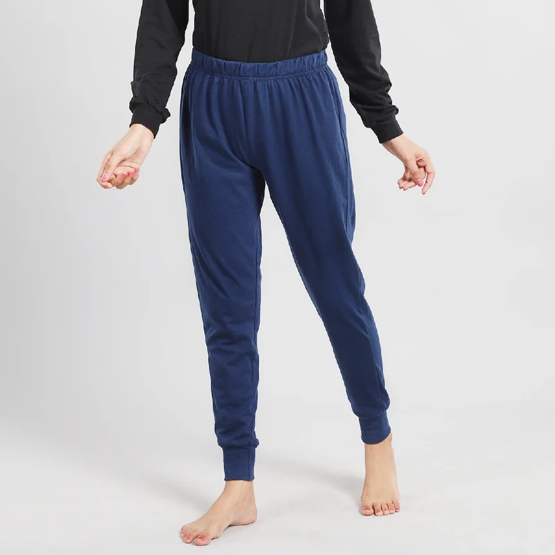 Elastische, eng anliegende Damenhose; Größe M, Dunkelblau