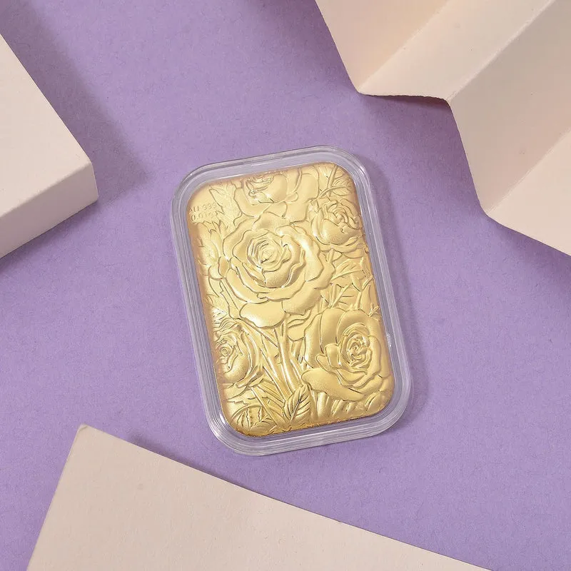 999er Goldfolie mit Doppel-Drachen-Motiv, 10mg