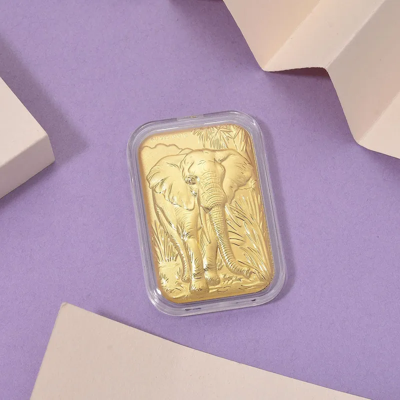 999er Goldfolie mit Doppel-Drachen-Motiv, 10mg