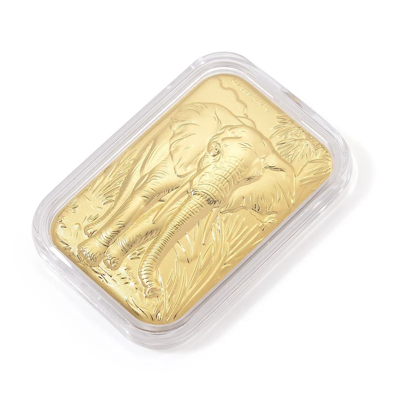 999er Goldfolie mit Doppel-Drachen-Motiv, 10mg