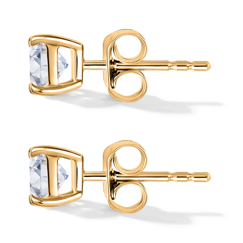 LUXURIANT 1 ct. SGL zertifizierte VS-EF Labor Diamant Ohrringe in 585 Weißgold
