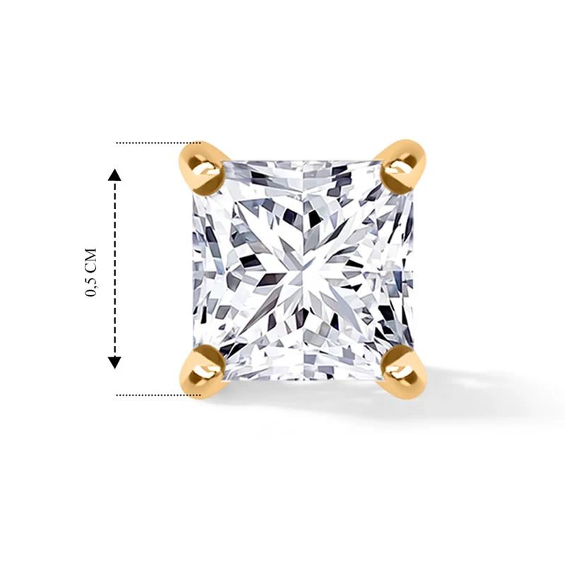 LUXURIANT 1 ct. SGL zertifizierte VS-EF Labor Diamant Ohrringe in 585 Weißgold