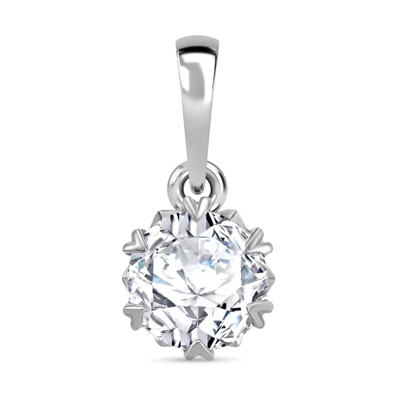 Moissanit Schmuckset 925 Silber rhodiniert ca. 2,48 ct.